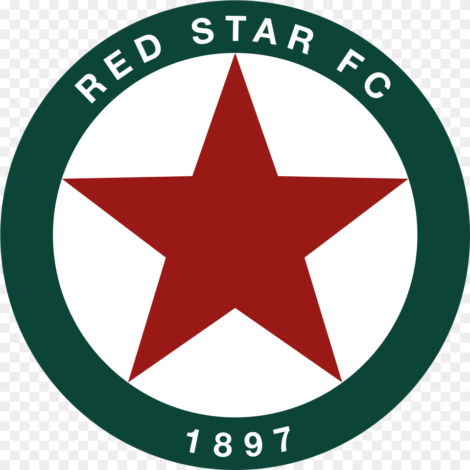 Logo Red Star Fc 93, Star Symbol, Symbol Png