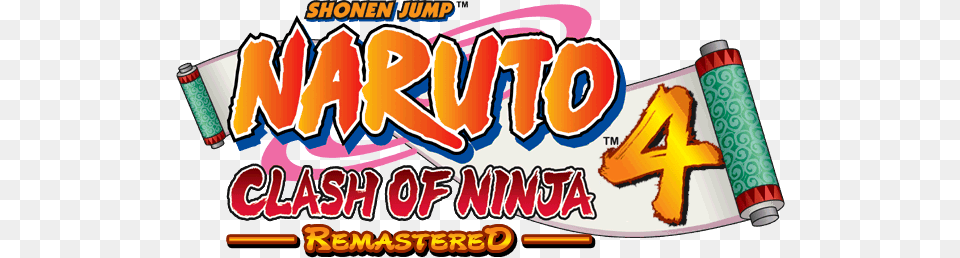 Logo Remaster En Nintendo Wii Naruto Gekitou Ninja Taisen 4 Wii, Dynamite, Weapon Free Png