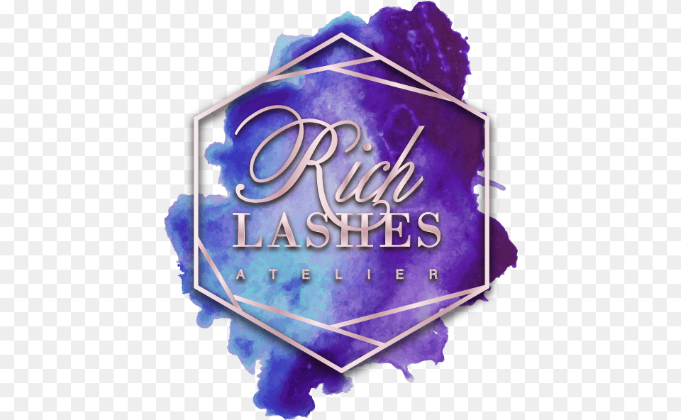 Logo Rich Lashes Atelier Color Graphic Design, Purple, Symbol, Text Free Png Download