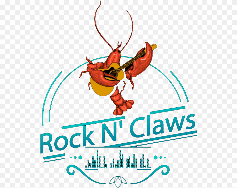 Logo Rock N Claws, Animal, Insect, Invertebrate, Sea Life Free Png