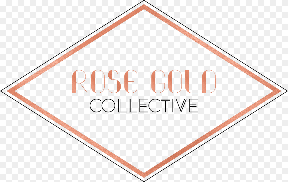 Logo Rose Gold Collective Rose Gold Collective Font, Sign, Symbol, Road Sign Png