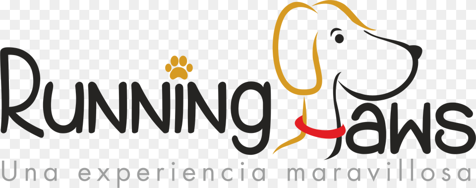 Logo Running Paws En Curvas Clipart Download Running Paws, Text Free Transparent Png