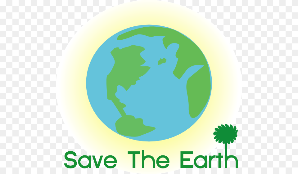 Logo Save Earth Clip Art, Astronomy, Outer Space, Planet, Sphere Free Png Download
