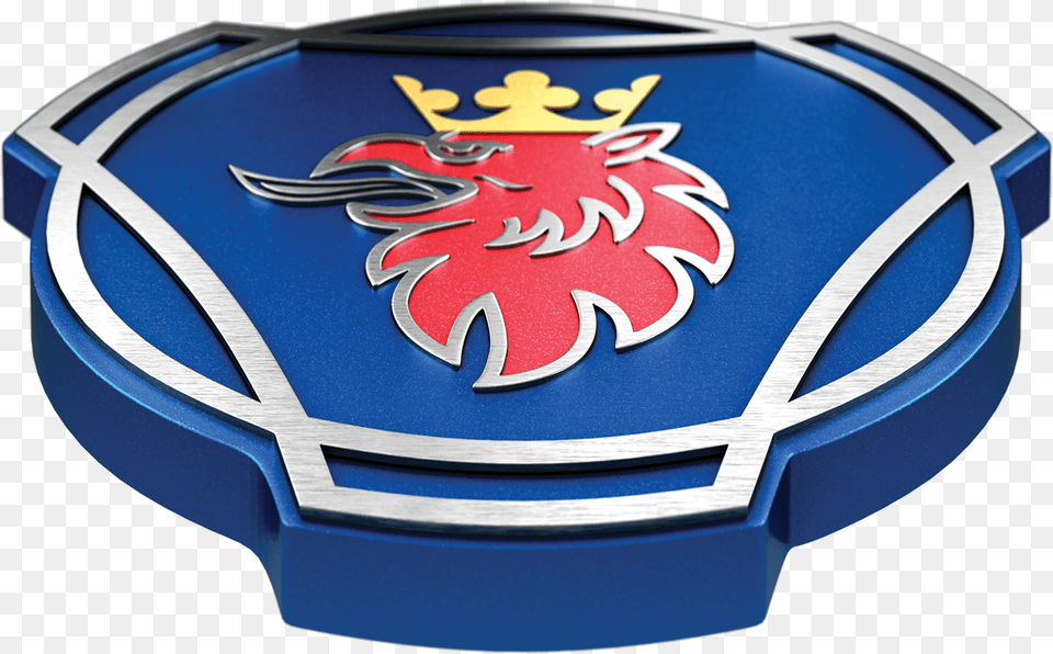 Logo Scania 3d, Emblem, Symbol, Car, Transportation Free Png Download