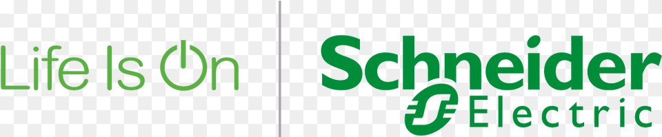 Logo Schneider Electric Life, Green, Text Png