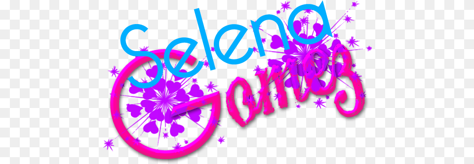 Logo Selena Gomez, Art, Graphics, Light, Purple Free Png Download