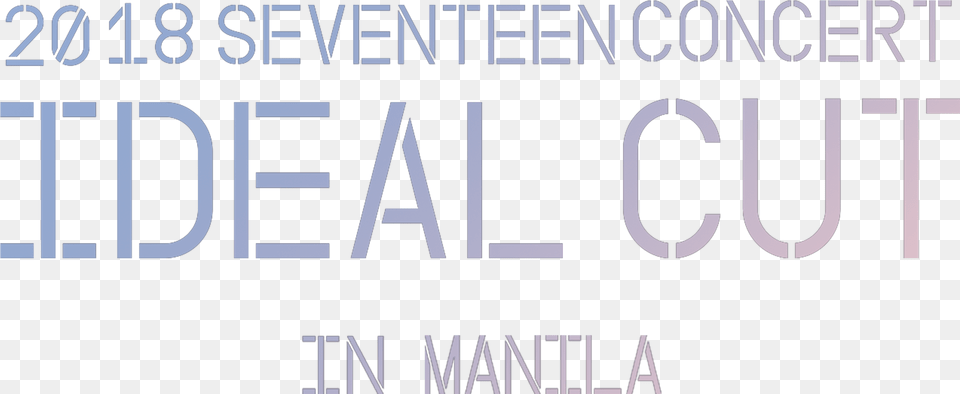 Logo Seventeen Ideal Cut In Manila, Text, Alphabet, Scoreboard Free Png