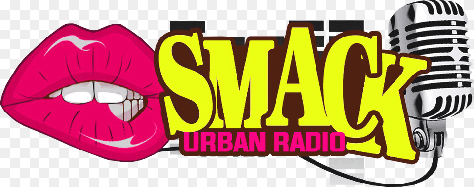 Logo Smack Urban Radio, Electrical Device, Microphone Png Image