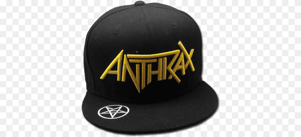 Logo Snap Back Cap Anthrax Snapback, Baseball Cap, Clothing, Hat, Birthday Cake Free Png Download