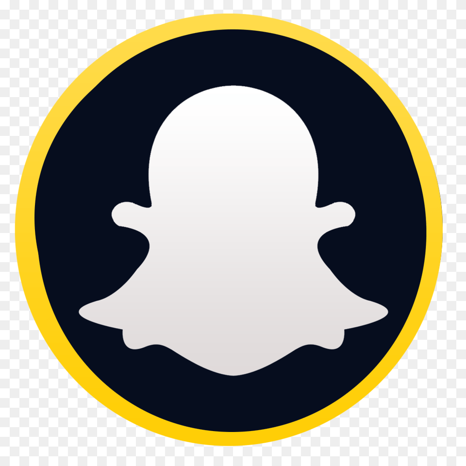 Logo Snapchat Clipart Library Snapchat Logo, Disk Free Png Download