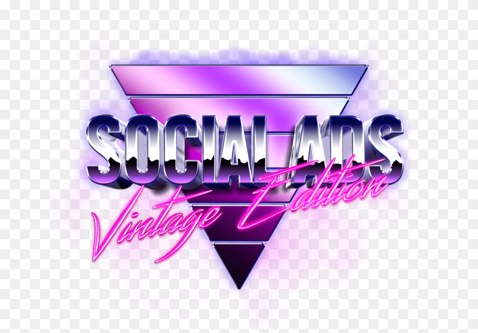 Logo Social Ads, Purple, Light, Person Free Png Download