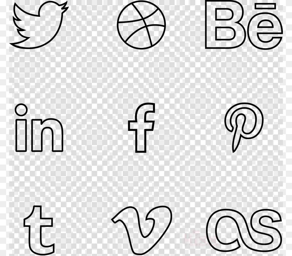 Logo Social Media Vector, Pattern, Qr Code Png Image