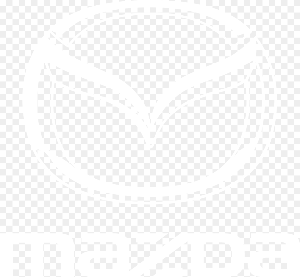 Logo Solid White Vertical Mazda Logo Black, Symbol, Astronomy, Moon, Nature Png Image