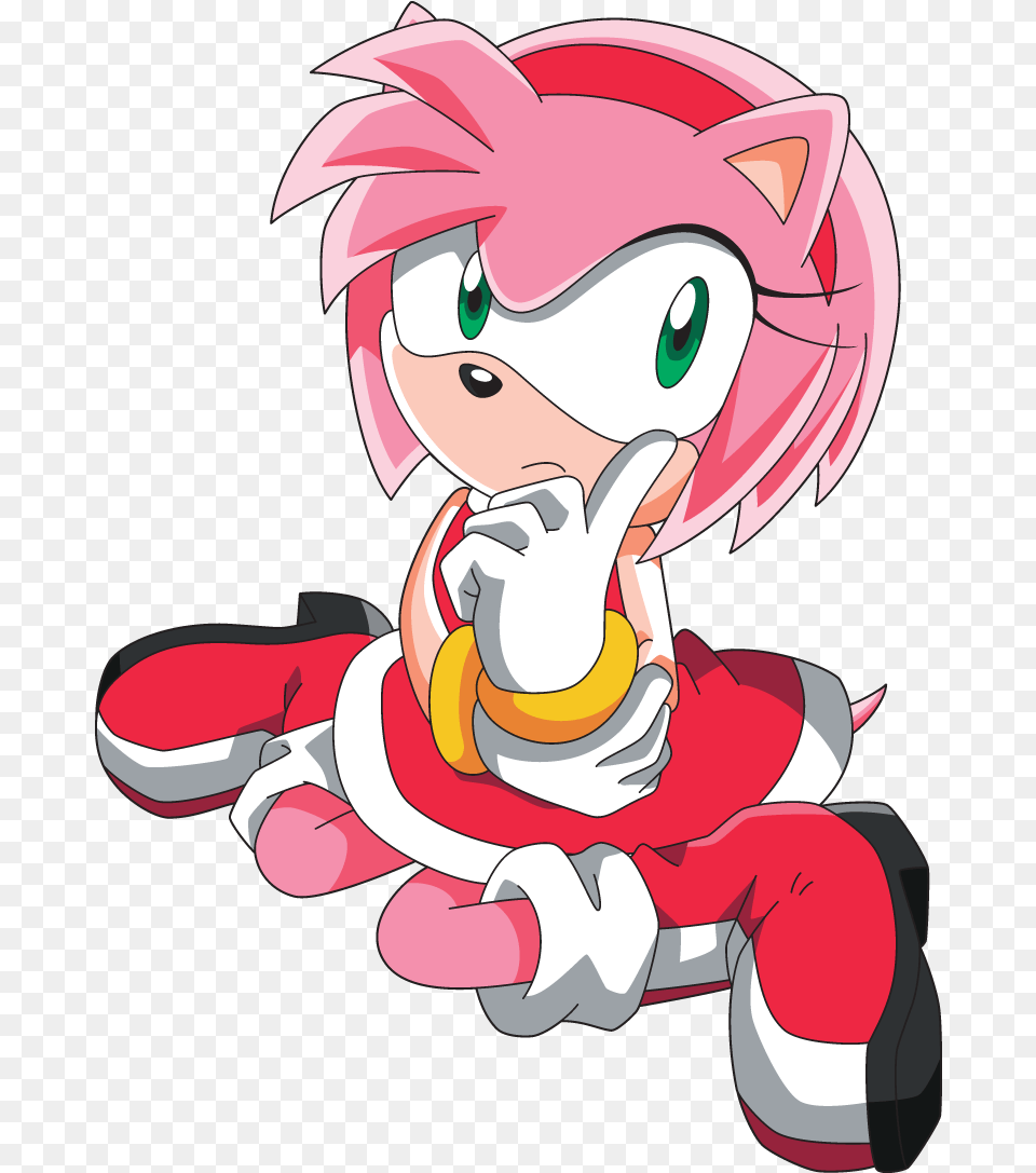 Logo Sonic And Amy Rose, Book, Comics, Publication, Baby Png