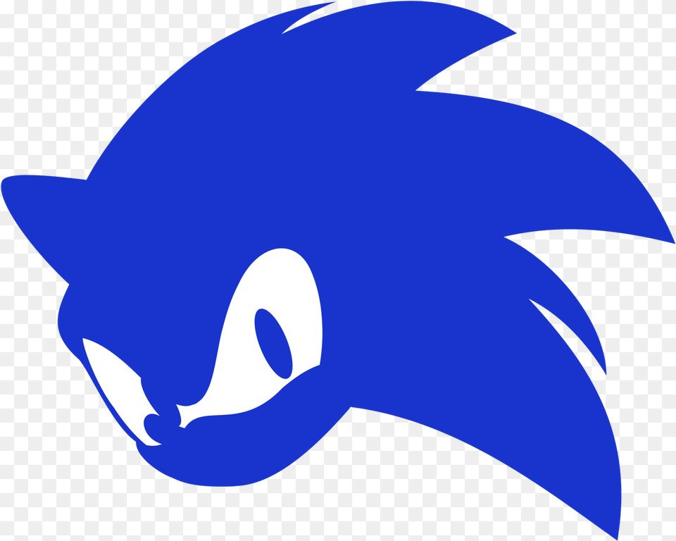 Logo Sonic The Hedgehog Head, Animal, Fish, Sea Life, Shark Png