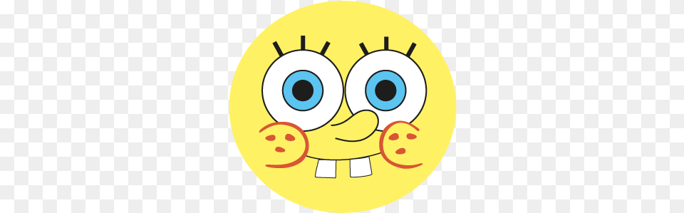 Logo Sponge Bob Vector Download Patrick Star Spongebob Circle Face, Banana, Food, Fruit, Plant Free Png