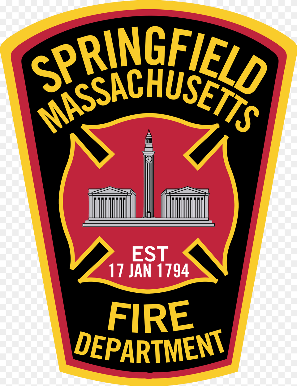 Logo Springfield Fire Department, Badge, Symbol Free Png