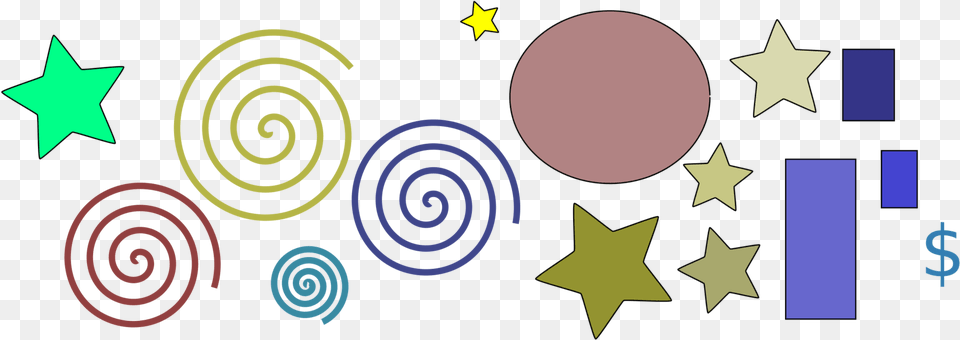 Logo Sticker Art Sticker, Spiral, Star Symbol, Symbol Free Png Download