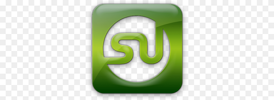 Logo Stumbleupon Square Icon Wood Social Networking Stumbleupon, Green, Symbol, Text, Disk Png Image