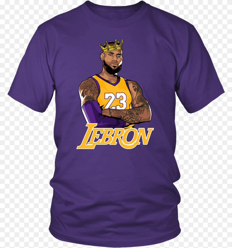 Logo Style Quotlebronquot Lakers Graphic Science Be Nice Holiday, Clothing, T-shirt, Shirt, Adult Free Png
