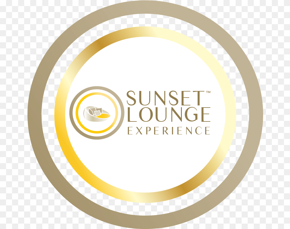 Logo Sunset Lounge Experiece Circle, Gold, Photography Free Png Download