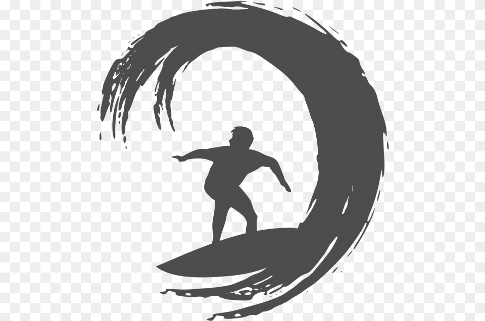 Logo Surfing Silhouette, Water, Sea Waves, Sea, Outdoors Free Png