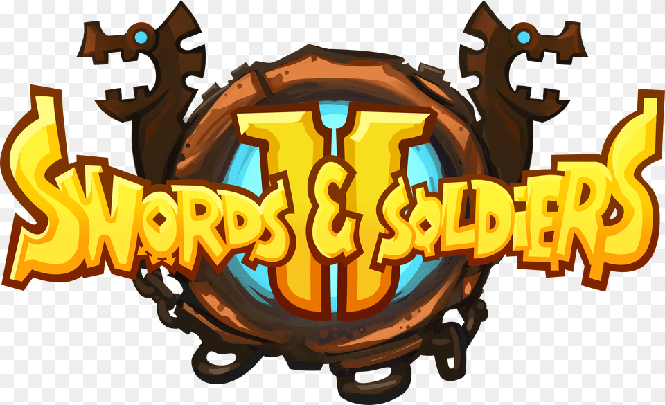 Logo Swords Amp Soldiers Ii Shawarmageddon, Bulldozer, Machine Png