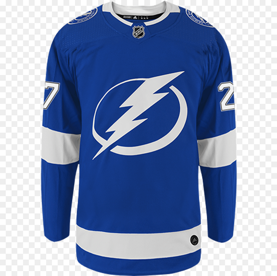 Logo Tampa Bay Lightning, Clothing, Shirt, Adult, Jersey Free Transparent Png