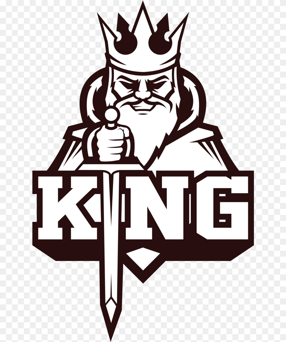 Logo Team King Image Youtube Logos For Channel, Stencil, People, Person, Face Free Png