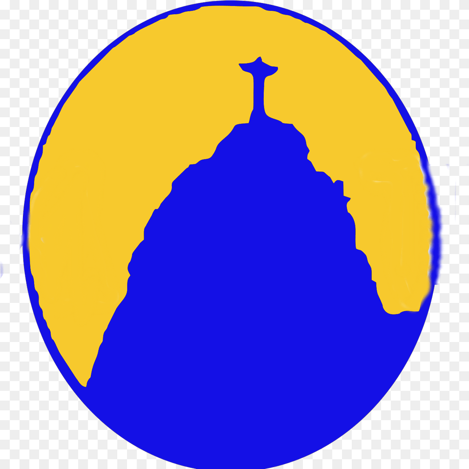 Logo Tem Azul Combr Cristo Alta Corcovado, Sphere, Symbol, Cross, Outdoors Png