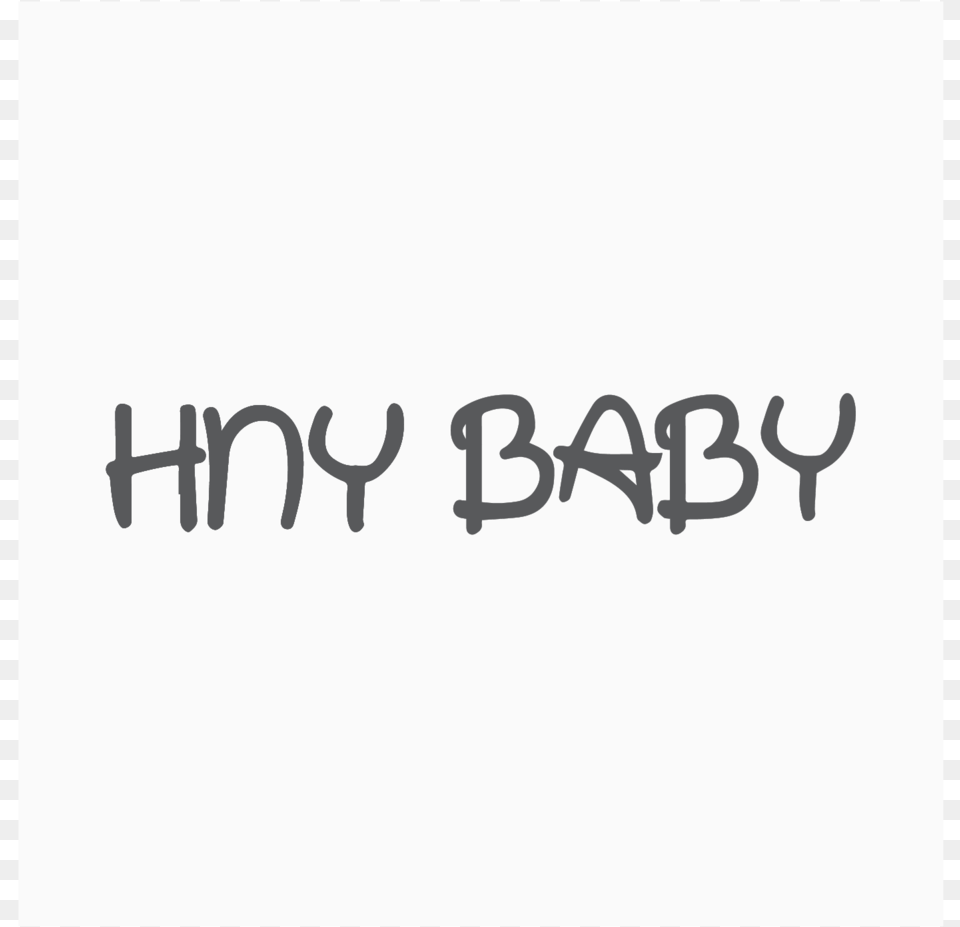 Logo Template Hny Baby Calligraphy, Text, Handwriting Png Image