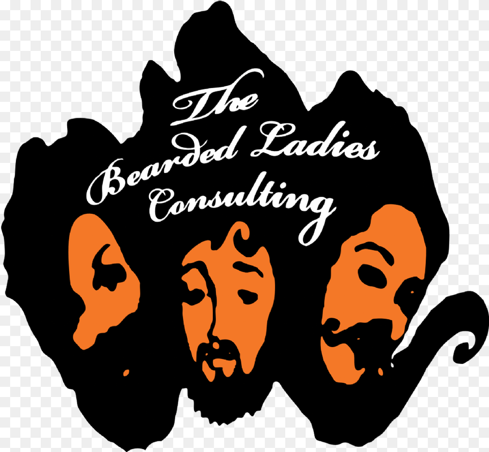 Logo The Bearded Ladies Consulting Scaled Full Illustration, Face, Head, Person, Text Free Png