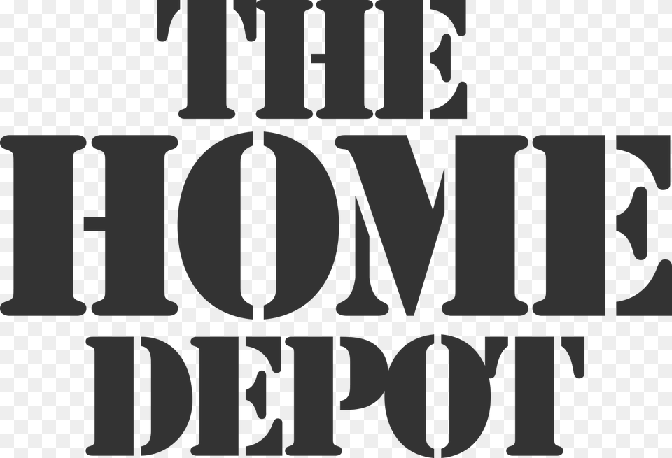 Logo The Home Depot, Text, Stencil Png Image