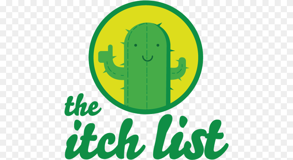 Logo The Itch List Itch Logos List Language, Cactus, Plant Png