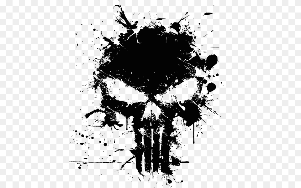 Logo The Punisher, Silhouette Png