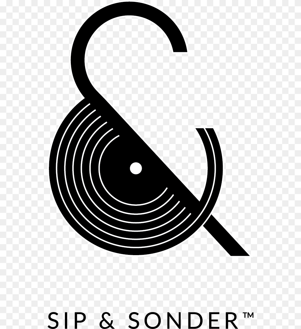 Logo Tm Black Sip And Sonder Logo Inglewood, Spiral, Smoke Pipe, Text Free Png Download