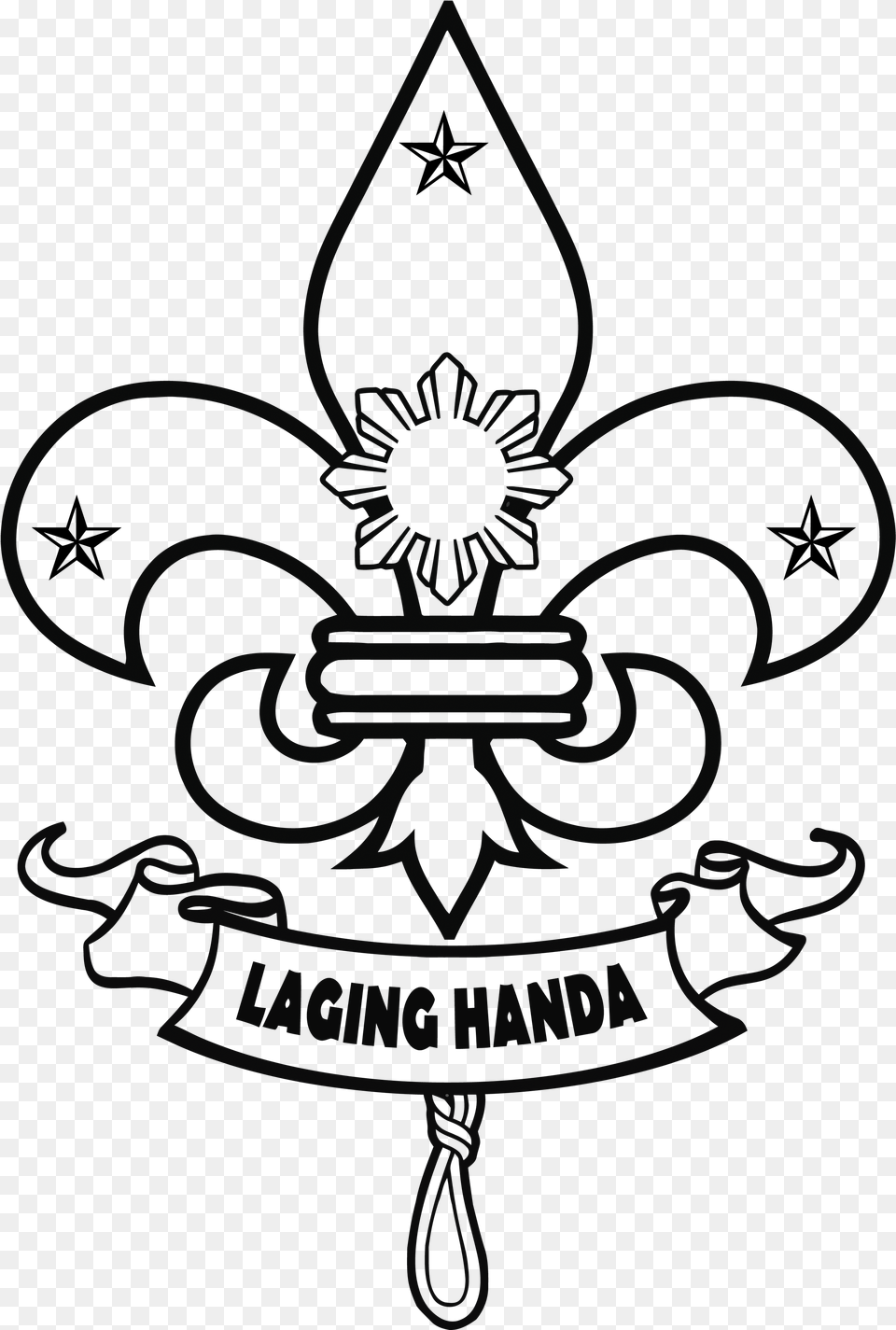 Logo To Vector Services For Bsp Laguna Council Monkey Fleur De Lis Clip Art, Emblem, Symbol Png