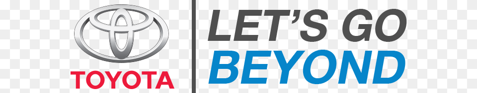 Logo Toyota Lets Go Beyond Image, Symbol, Text Png
