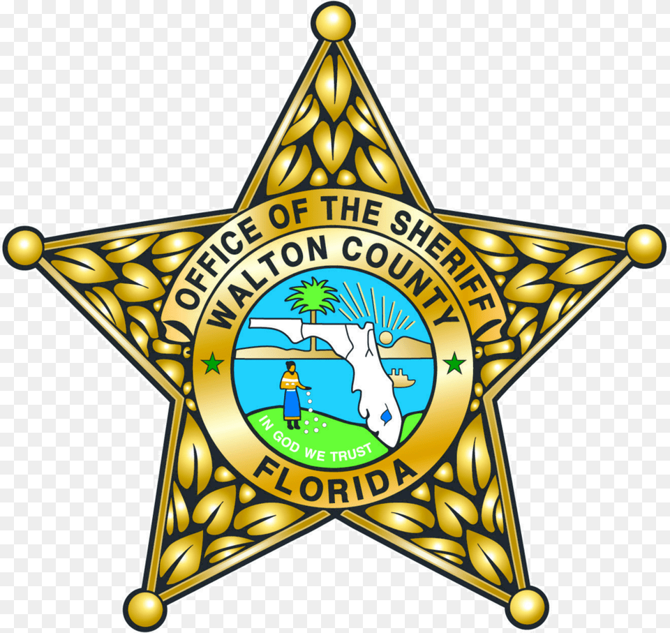 Logo Transp Gilchrist County Sheriff Badge, Symbol, Person Free Transparent Png