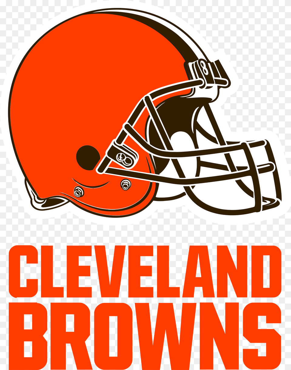 Logo Transparent Cleveland Browns, Helmet, American Football, Sport, Football Png