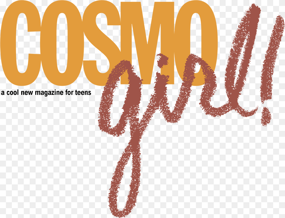 Logo Transparent Cosmo Girl Logo, Text, Person Png