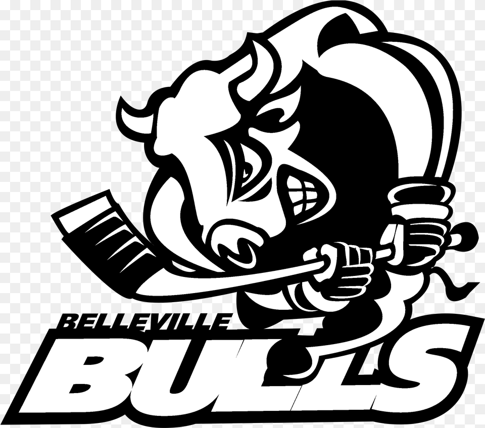 Logo Svg Vector Belleville Bulls Logo, Light, Stencil, Baby, Person Free Transparent Png