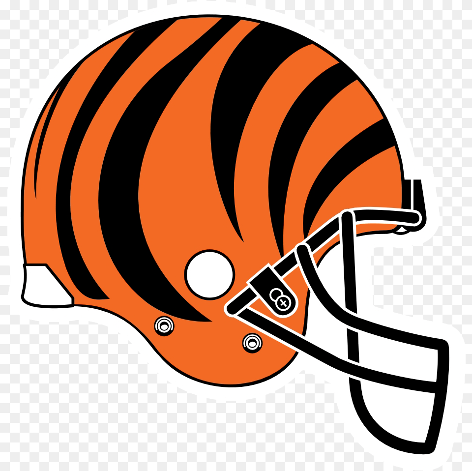 Logo Transparent Svg Vector Cincinnati Bengals Helmet Logo, American Football, Football, Football Helmet, Sport Png Image
