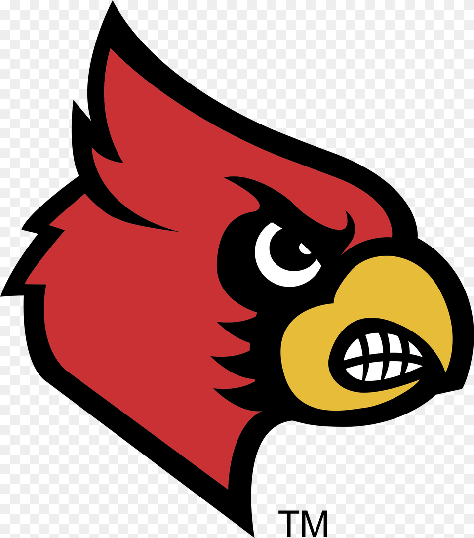 Logo Svg Vector Louisville Cardinals, Animal, Beak, Bird, Fish Free Transparent Png