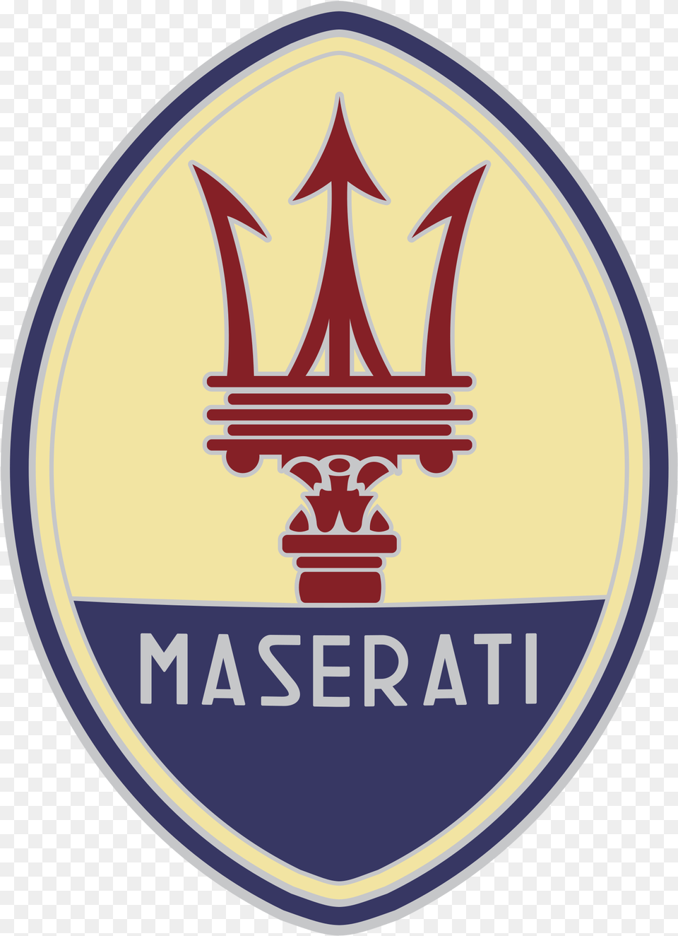 Logo Transparent Svg Vector Old Maserati Logo, Badge, Symbol, Emblem, Weapon Free Png Download