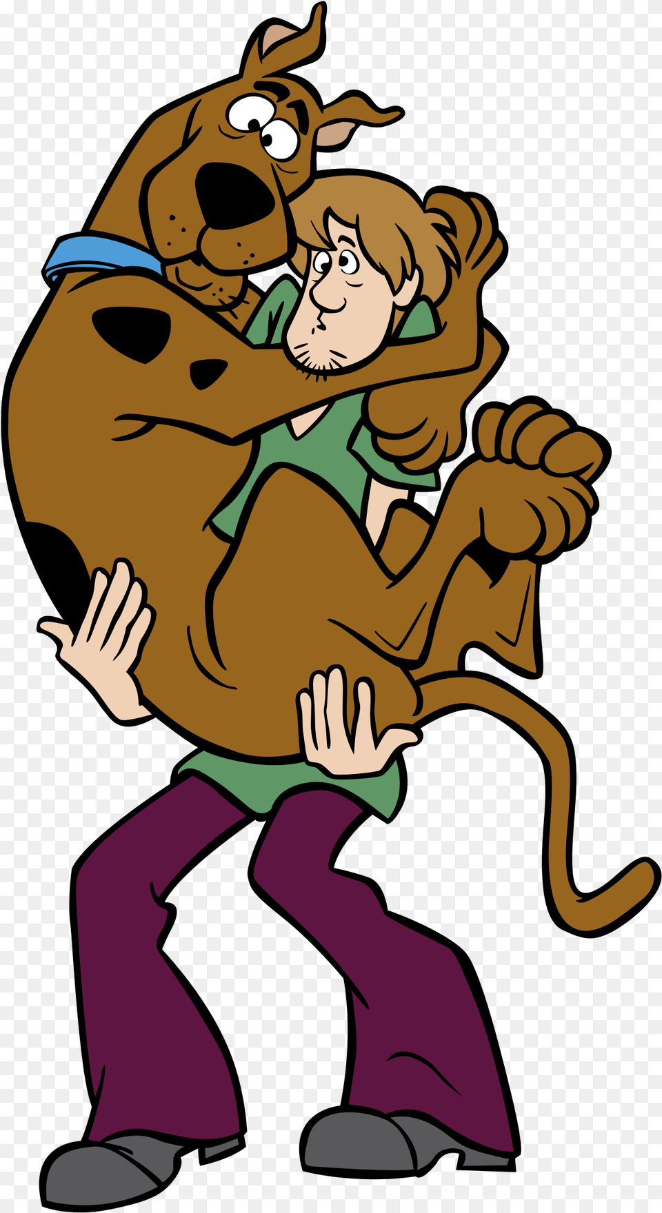 Logo Transparent Vector Scooby Doo And Shaggy Scared, Cartoon, Baby, Person, Face Png