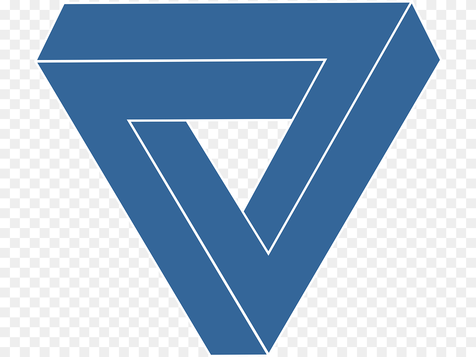 Logo Triangle Blue Diamond Crystal Bl Trekant Logo Free Png Download