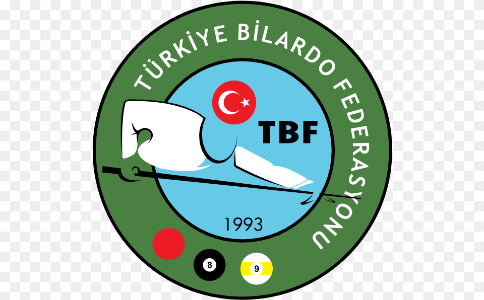 Logo Trkiye Bilardo Federasyonu, Badge, Symbol, Disk Free Transparent Png