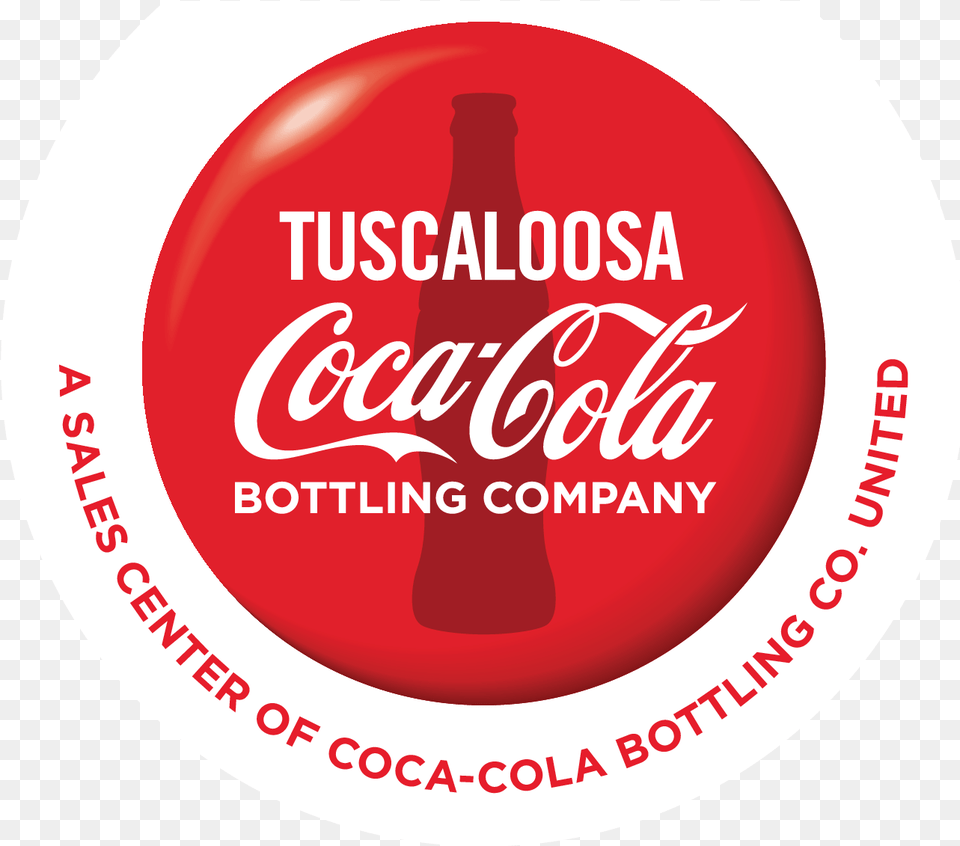 Logo Tuscaloosa Coca Cola Part Of The Cocacola United Emblem, Beverage, Coke, Soda, Food Free Png Download