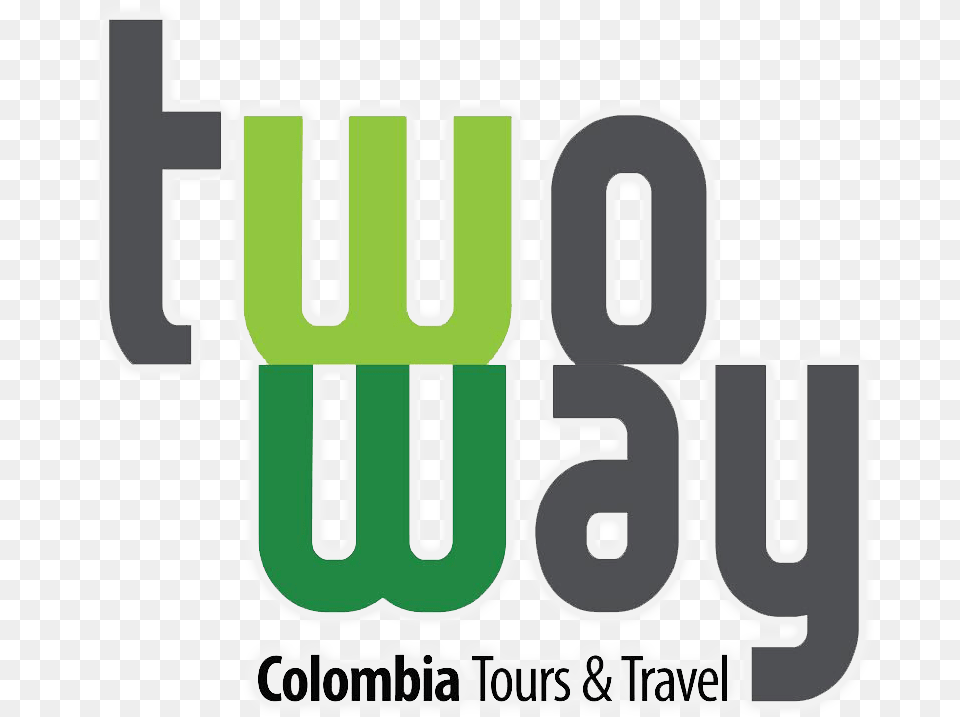 Logo Two Way Colombia Con Resplandor Graphics, Text, Green, Gas Pump, Machine Free Png Download